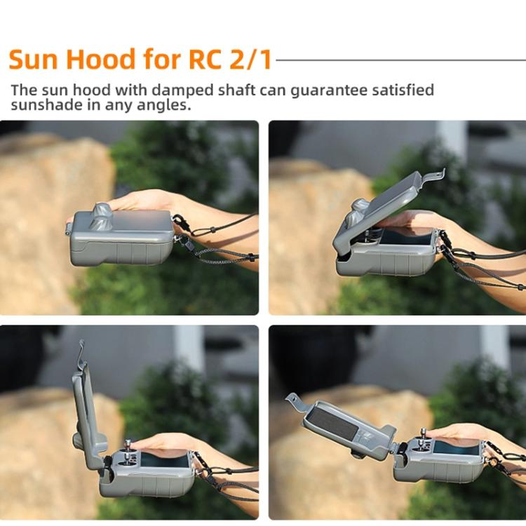 Sunnylife ZN985 Remote Control 2 In 1 Visor Storage Case, For DJI RC 2 / 1 Sunnylife ZN985 Remote Control 2 In 1 Visor Storage Case, For DJI RC 2 / 1